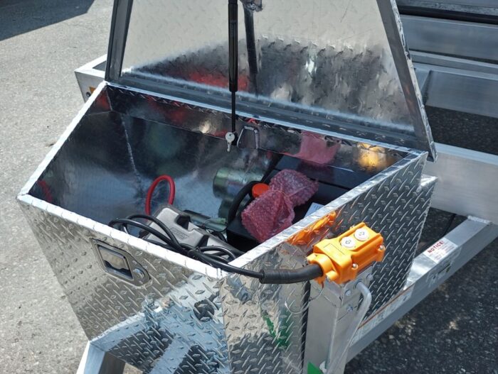 2025 Mission Trailers 7x16 14K Aluminum Hydraulic Dump w/Ramps, HD D-Rings, Barn Doors, Tarp Kit - Image 17