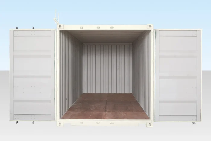 20FT Shipping Container White (RAL 9003) - Image 2