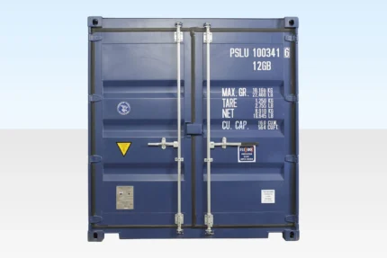 10FT X 8FT Shipping Container (One Trip) Blue (RAL 5013)