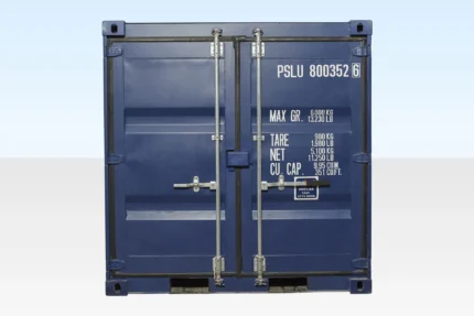8FT Shipping Container (One Trip) Blue (RAL 5013)