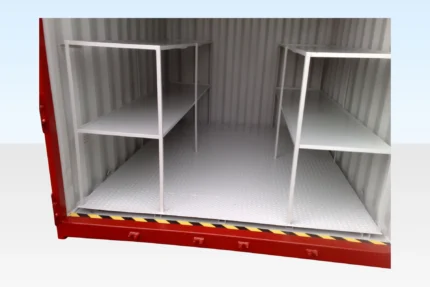 10 X 8FT Flat Floor Bunded Store