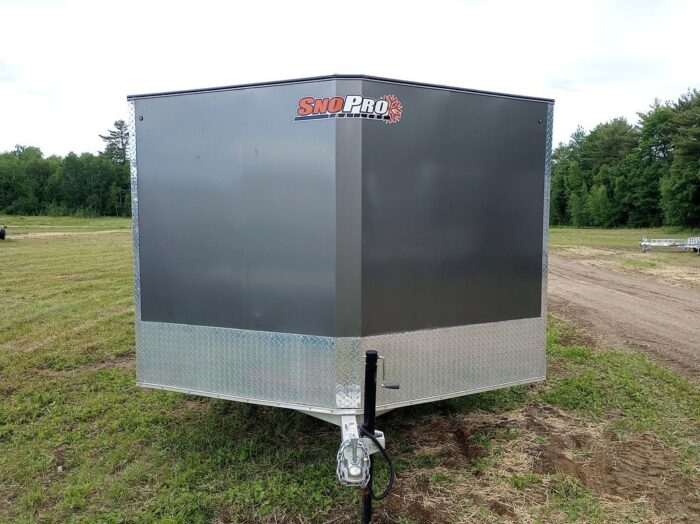 2022 Sno Pro Trailers 101x12 Aluminum Hybrid 2.0 w/Tapered Ramp, Mats & Guides - Image 4