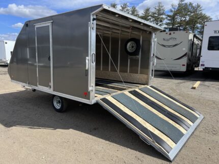 Sno Pro 101×12 Aluminum 2-Place Snowmobile Trailer w/Galvanized Package