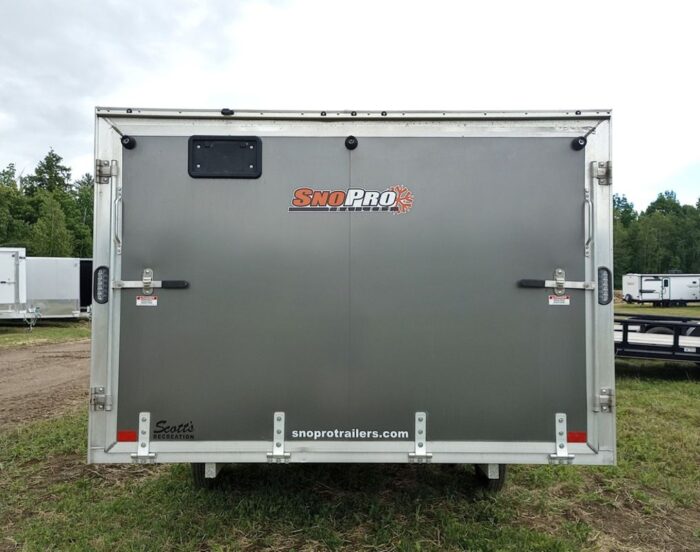 2022 Sno Pro Trailers 101x12 Aluminum Hybrid 2.0 w/Tapered Ramp, Mats & Guides - Image 7