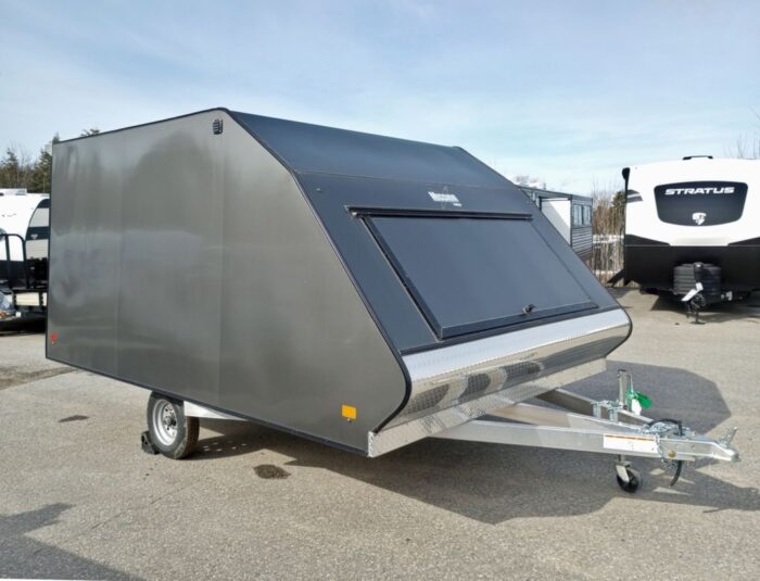 Mission Trailers 101x12 Aluminum 2-Place Crossover w/Mats & Guides, Rear Canopy - Image 9