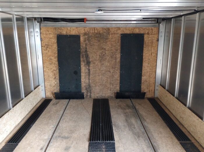 2022 Sno Pro Trailers 101x12 Aluminum Hybrid 2.0 w/Tapered Ramp, Mats & Guides - Image 13
