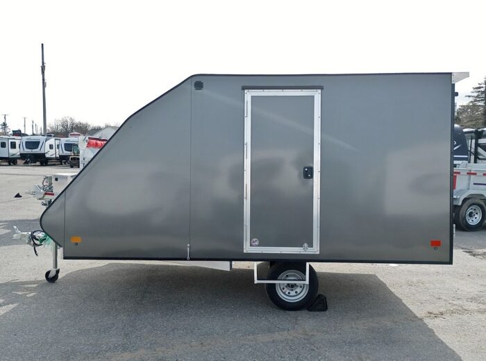 Mission Trailers 101x12 Aluminum 2-Place Crossover w/Mats & Guides, Rear Canopy - Image 5