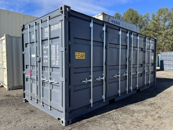 20' Storage Container One Trip Open Side Standard Height