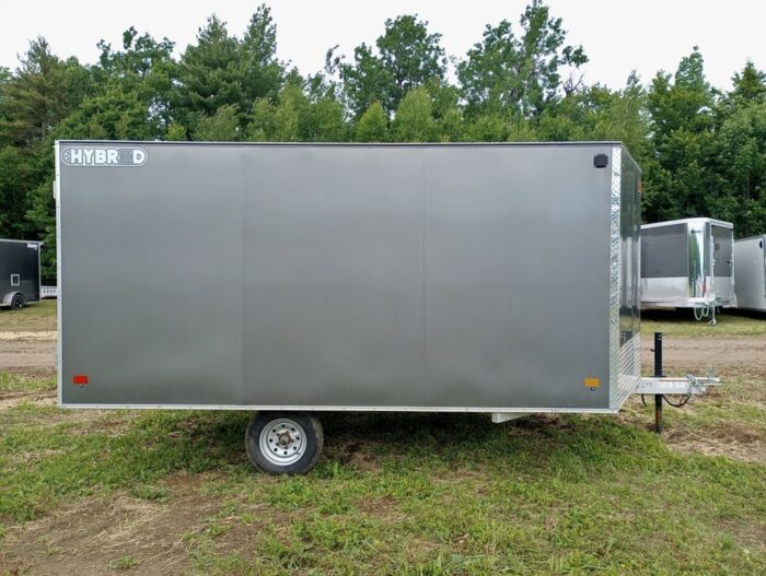 2022 Sno Pro Trailers 101x12 Aluminum Hybrid 2.0 w/Tapered Ramp, Mats & Guides - Image 9