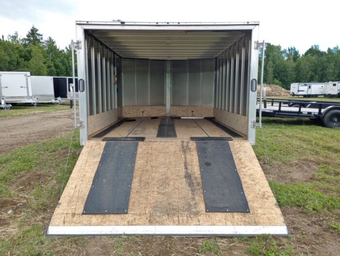 2022 Sno Pro Trailers 101x12 Aluminum Hybrid 2.0 w/Tapered Ramp, Mats & Guides - Image 3