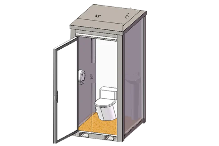 Portable Toilet With 110V Sink - Image 9