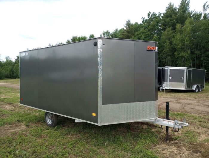 2022 Sno Pro Trailers 101x12 Aluminum Hybrid 2.0 w/Tapered Ramp, Mats & Guides - Image 10