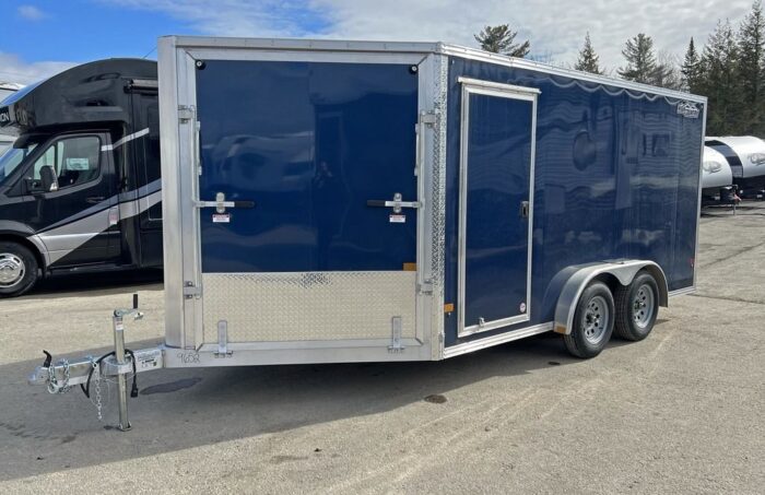 2023 High Country 7.5x14 Aluminum 2/3-Place Drive In/Out w/Tapered Ramp Doors