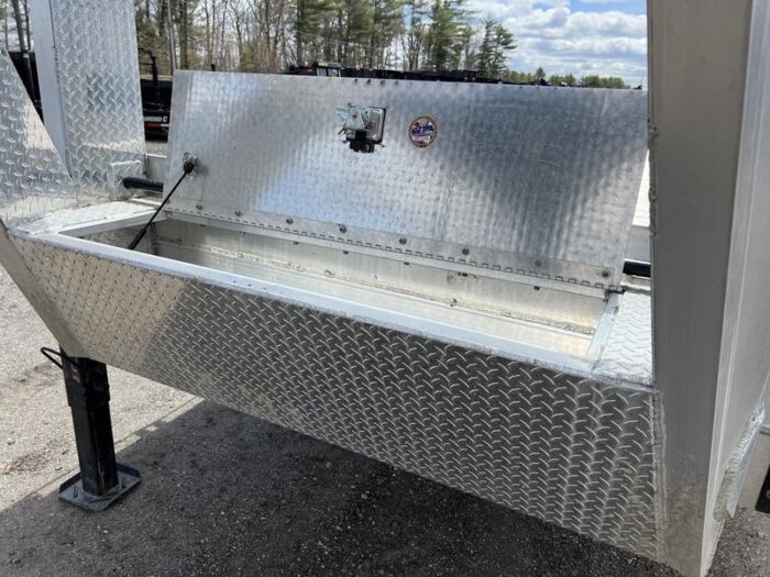 2024 Alum Line Trailers 8.5x24 13K Aluminum Gooseneck w/Flip-Over Ramps - Image 14