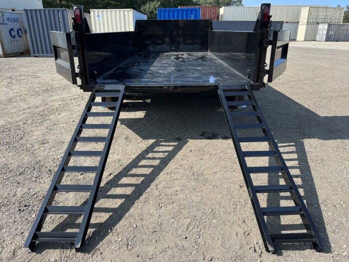 2024 Griffin Trailers 7x16 14K Telescopic Dump Trailer w/Ramps & Spare Tire Mount - Image 9