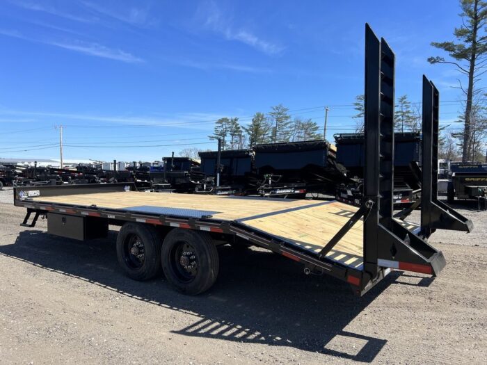 2024 Diamond C 8.5x20 20K Deckover Equipment Trailer w/ 72” Flip-Knee Ramps - Image 5