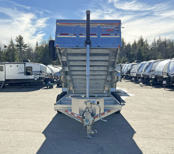2024 N&N Trailers 7x14 14K Galvanized Hydraulic Dump w/Ramps, 2-Way Spreader Gate, Tarp Kit - Image 19