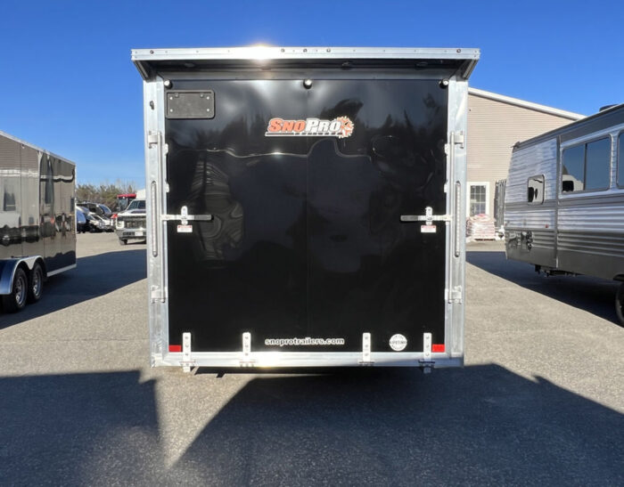 2024 Sno Pro 7.5x22 Aluminum 4-Place Drive In/Out w/Extra Height, Mats & Guides, Canopy - Image 8