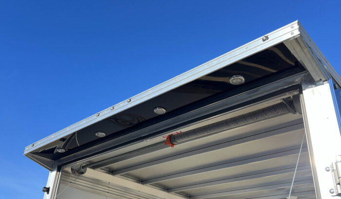 2024 Sno Pro 7.5x22 Aluminum 4-Place Drive In/Out w/Extra Height, Mats & Guides, Canopy - Image 11