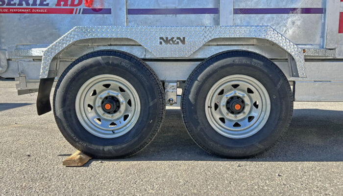 2024 N&N Trailers 7x14 14K Galvanized Hydraulic Dump w/Ramps, 2-Way Spreader Gate, Tarp Kit - Image 28