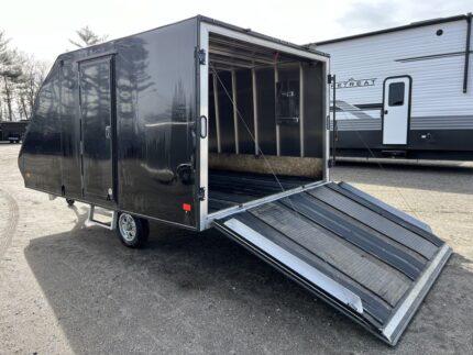 2021 Mission Trailers 101×12 Aluminum 2-Place Crossover/Hybrid w/Blackout PKG