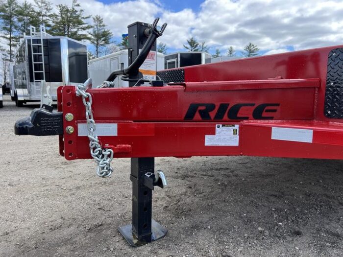 2024 Rice Trailers 7x22 16K Tilt Deck Powder Coat Equipment w/Toolbox - Image 18