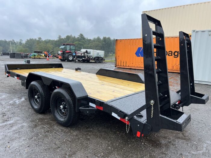 2024 Rice Trailers 7x16 10K Equipment Hauler w/D-Rings, Spare Mount, & Toolbox - Image 12