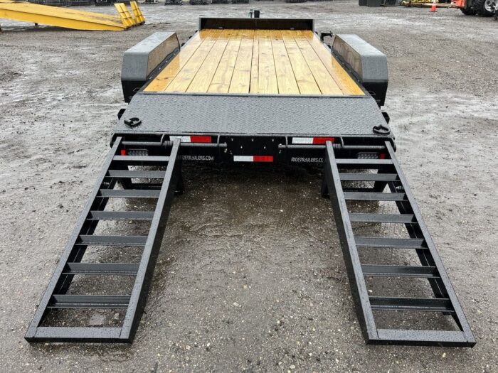 2024 Rice Trailers 7x16 10K Equipment Hauler w/D-Rings, Spare Mount, & Toolbox - Image 14