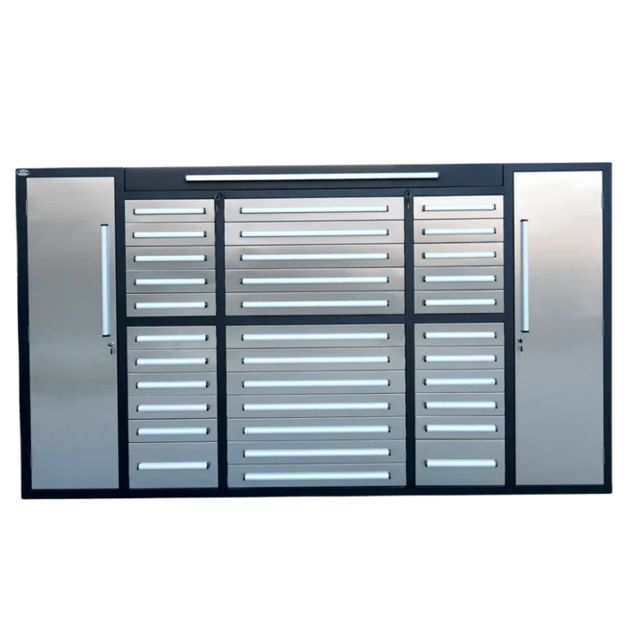9ft Storage Cabinet 34 Drawers