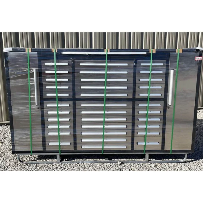 9ft Storage Cabinet 34 Drawers - Image 3