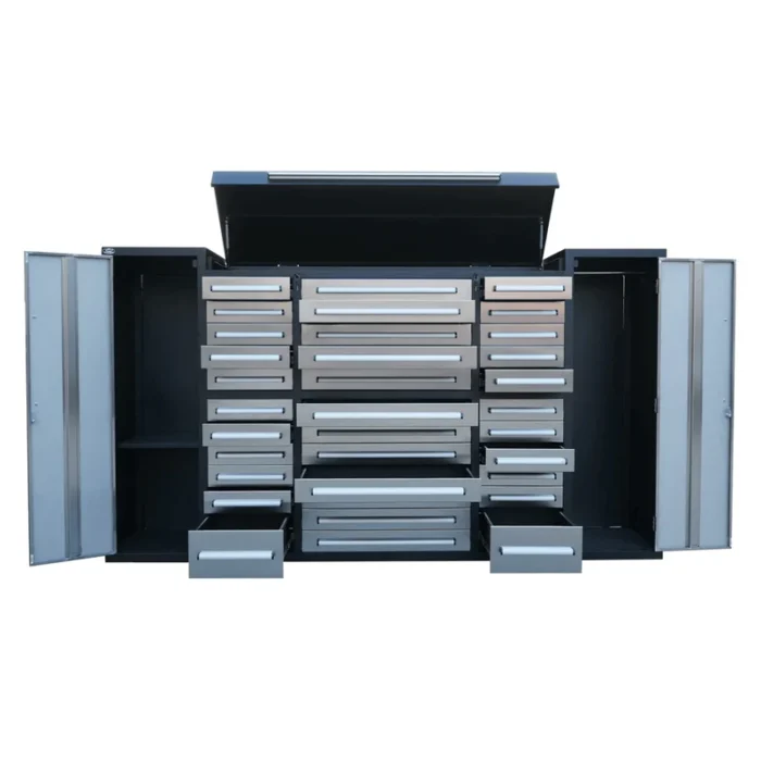 9ft Storage Cabinet 34 Drawers - Image 4