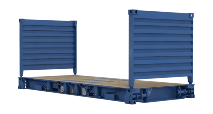 New 20ft Flat Rack Shipping Container